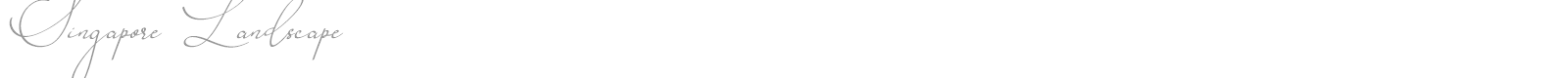 Singapore Landscape font preview